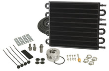 Load image into Gallery viewer, Derale 15903 4 &amp; 6 Pass Dual Circuit Tube&amp;Fin Cooler, 11/32" &amp; 1/2" Barb