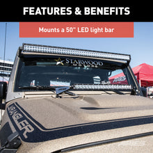 Load image into Gallery viewer, ARIES 15911 Jeep JK Roof Light Mounting Brackets for Select Jeep Wrangler