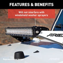 Load image into Gallery viewer, ARIES 15912 Jeep JK Hood Light Mounting Brackets for Select Jeep Wrangler