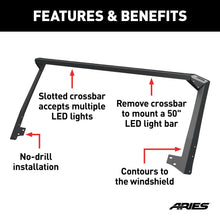 Load image into Gallery viewer, ARIES 15914 Jeep JK Roof Light Mounting Brackets/Crossbar - Truck Part Superstore