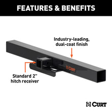 Load image into Gallery viewer, CURT 15920 44" Universal Weld-On Hitch Center Section, 2" Receiver (No Side Plates)