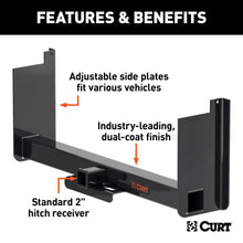 Load image into Gallery viewer, CURT 15928 Universal Weld-On Trailer Hitch, 2" Receiver (Up to 44" Frames, 18" Drop)