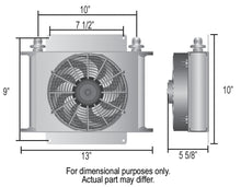 Load image into Gallery viewer, Derale 15960 25 Row Hyper-Cool Remote Transmission Cooler Kit, -8AN