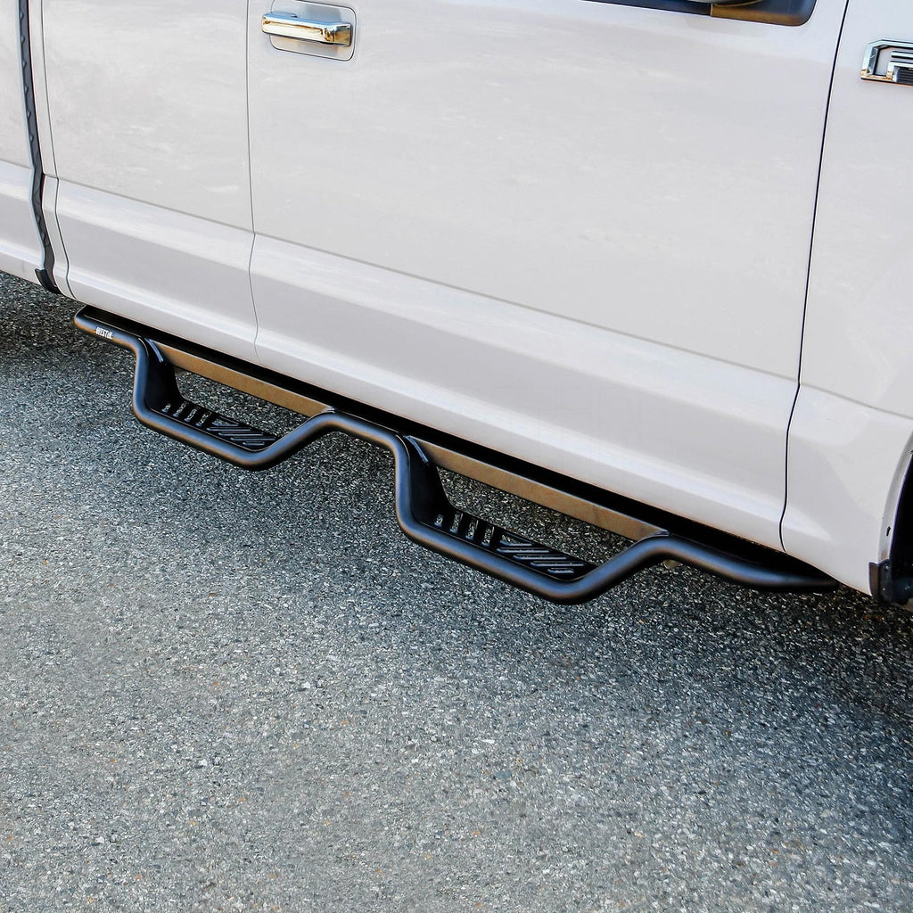 15C-F15017C-Supercab-F250350-Outlaw-Drop-Nerf-Step-Bars-Textured-Black