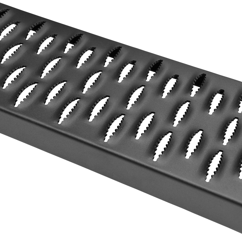 15C-Transit-Van-150250350(36In-Driver-Side--97In-Pass-Side)Grate-Steps-Running-Boards-Txt-Black
