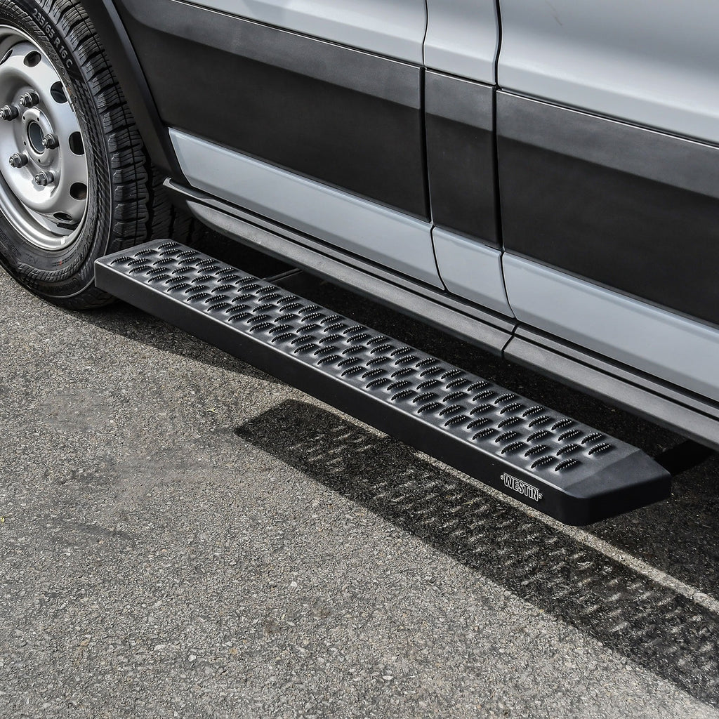 15C-Transit-Van-150250350(36In-Driver-Side--97In-Pass-Side)Grate-Steps-Running-Boards-Txt-Black