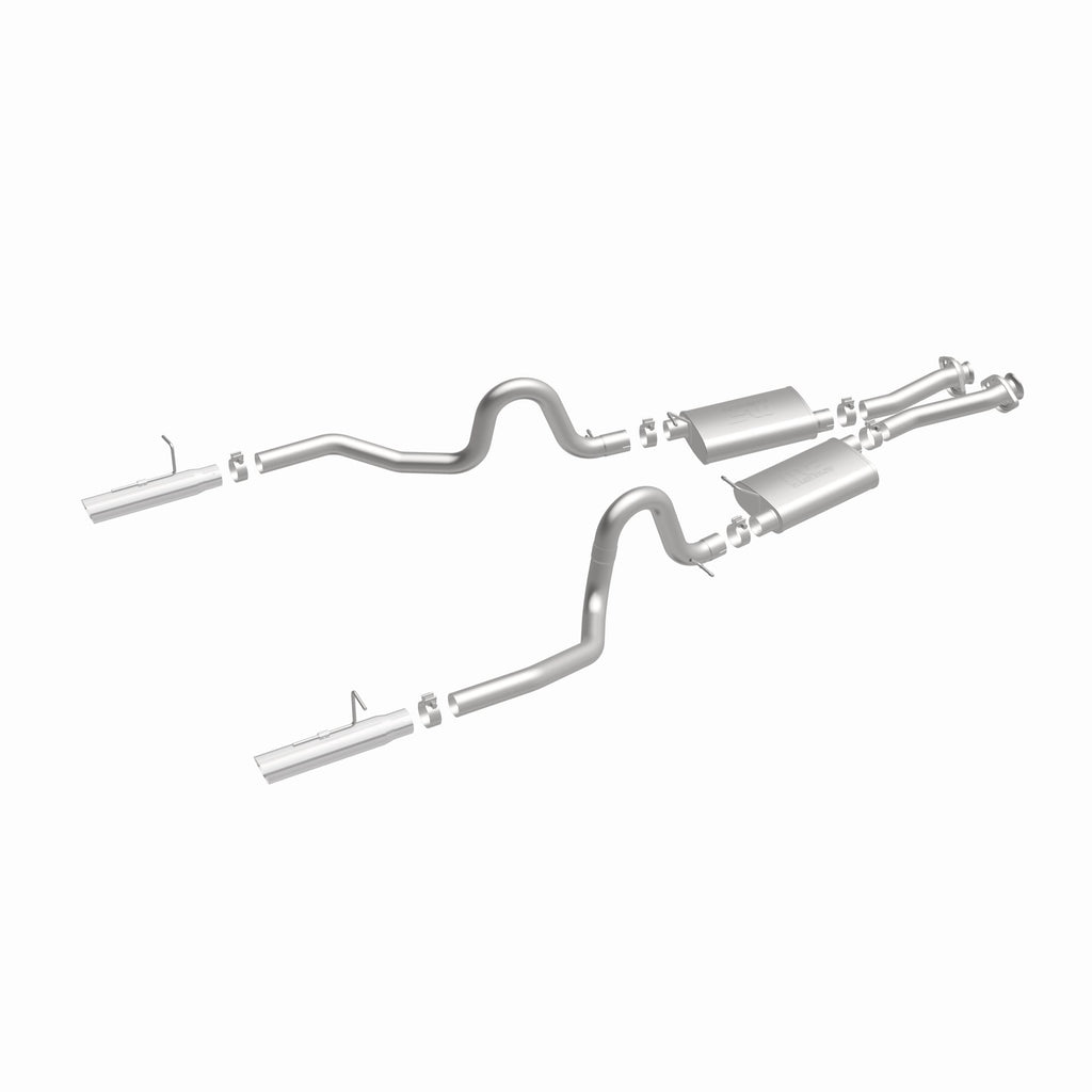 MagnaFlow Exhaust Products 15630 Street Series Polished Cat-Back System for Select Ford Mustang