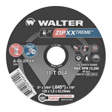 Walter 11T054 5X3/64X7/8 Zip XXtreme Wheels