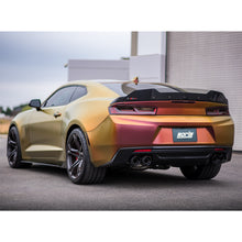 Load image into Gallery viewer, 16-17-Chevy-Camaro-6.2L-4In-Dual-Cf-Tips-WBlack-Core-Dual-Split-Exit-Atak-Catback-Exhaust