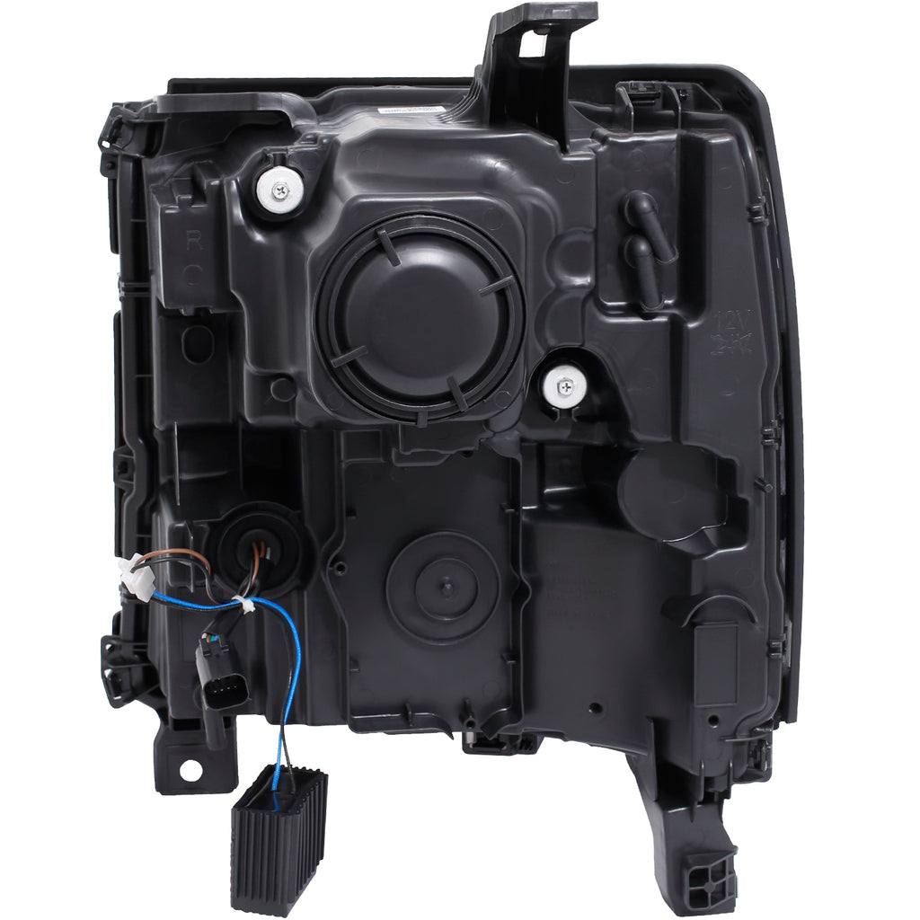 16-17-Chevy-Silverado-1500-Prjctr.-Headlight-Plank-Styl.-WAmber-(Only-Work-WHid-Equip.-Truck)