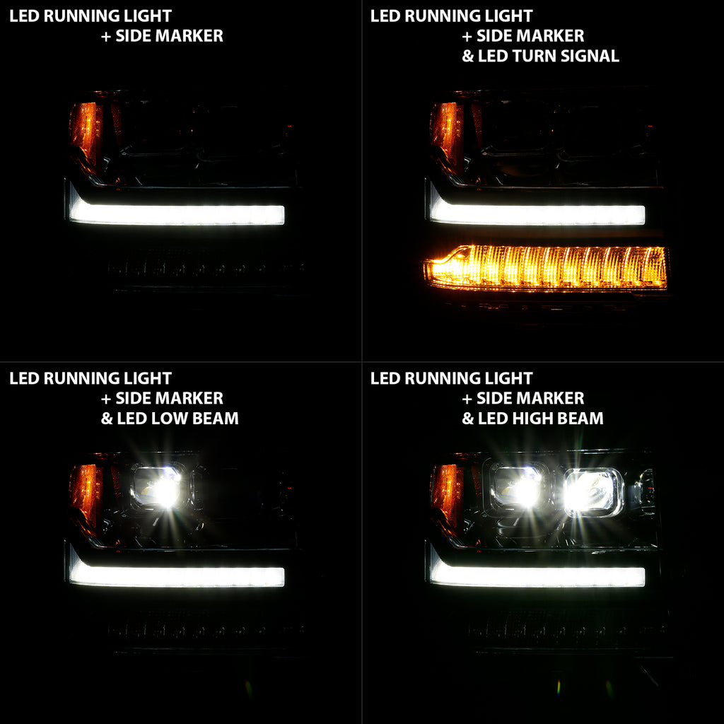 16-18-Chevrolet-Silverado-1500-Led-Projector-Headlights-WPlank-Style-Switchback-Chrome-WAmber