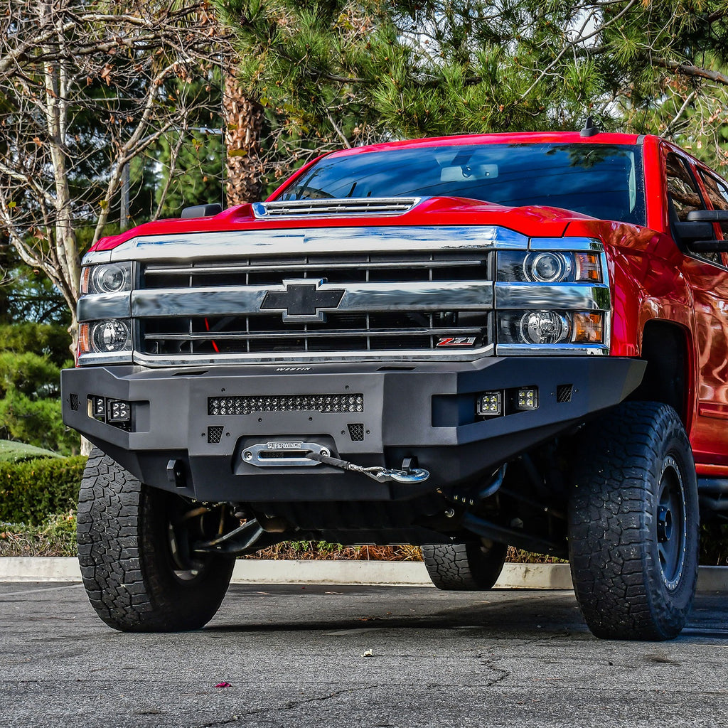 16-18-Chevrolet-Silverado-1500-Pro-Series-Front-Bumper---Textured-Black