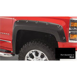 Bushwacker 40959-34 Fender Flares Pocket Style-Color Black Smooth Finish 4 Pc