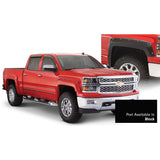 Bushwacker 40957-34 Fender Flares Pocket Style-Color Black Smooth Finish 4 Pc