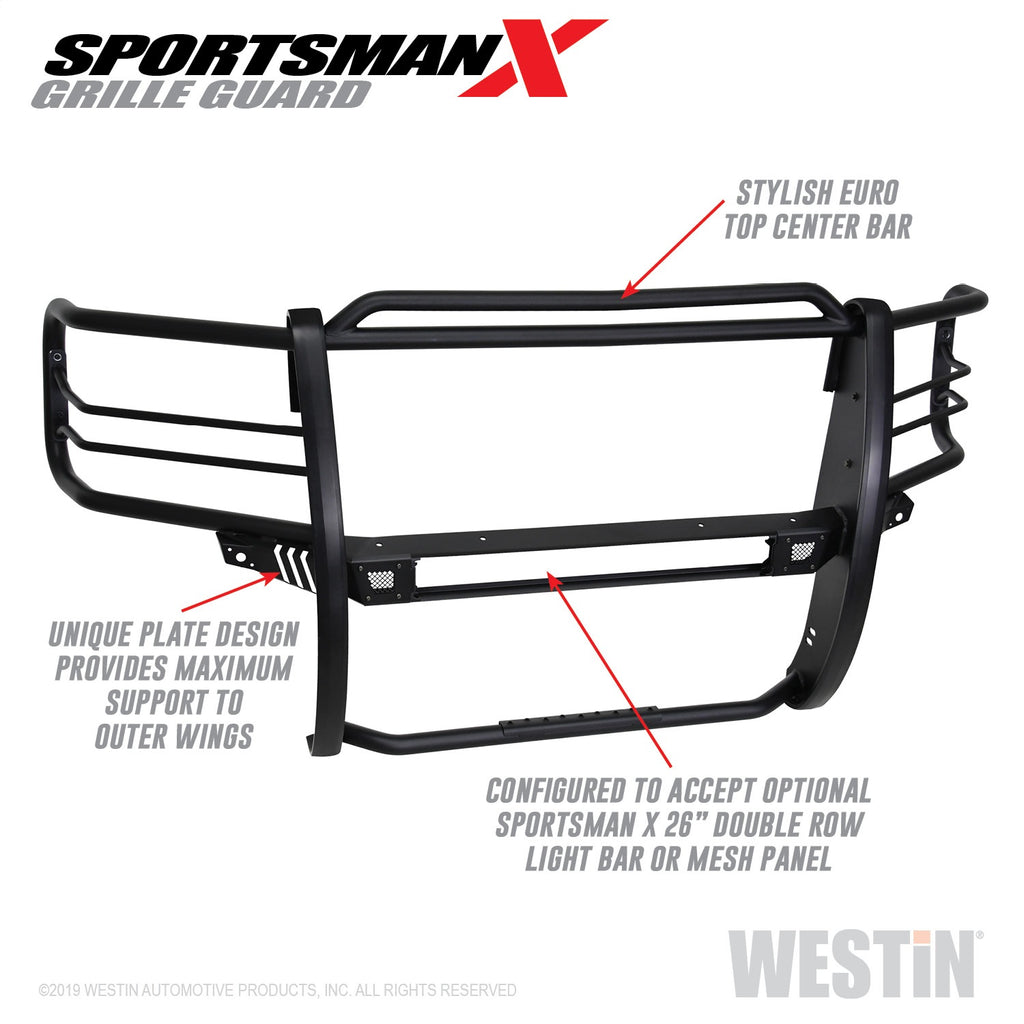 16-18-Chevy-Silverado-1500-Sportsman-X-Grille-Guard---Textured-Black