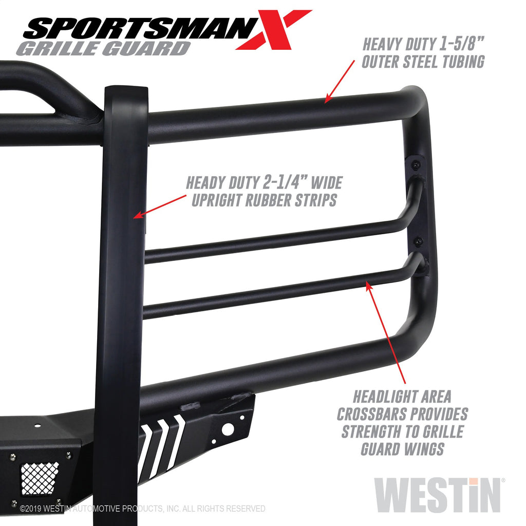 16-18-Chevy-Silverado-1500-Sportsman-X-Grille-Guard---Textured-Black