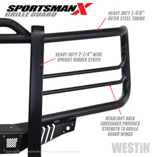 Load image into Gallery viewer, 16-18-Chevy-Silverado-1500-Sportsman-X-Grille-Guard---Textured-Black