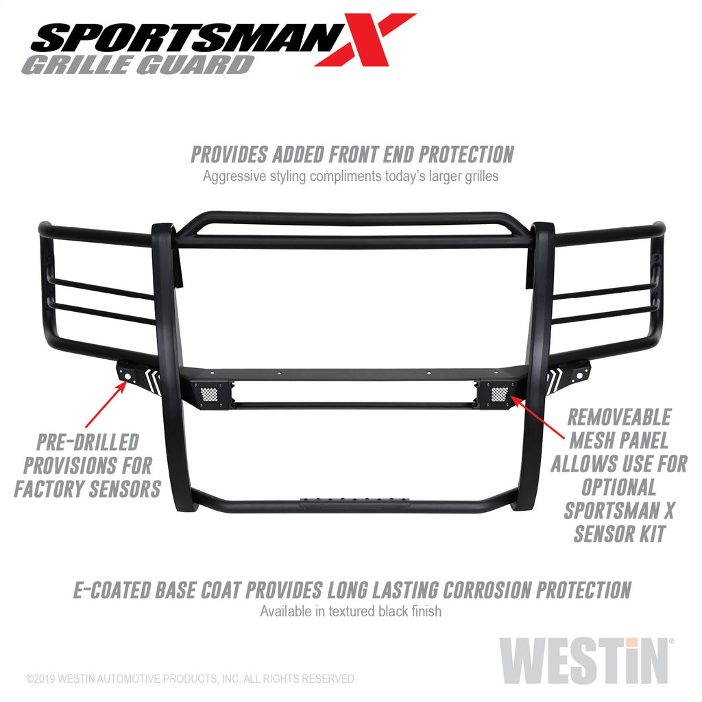 16-18-Chevy-Silverado-1500-Sportsman-X-Grille-Guard---Textured-Black