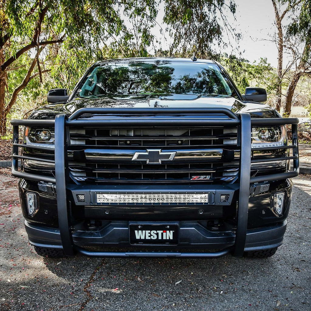 16-18-Chevy-Silverado-1500-Sportsman-X-Grille-Guard---Textured-Black