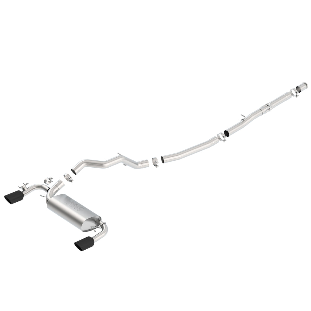 16-18-Ford-Focus-Rs-2.3L-Mt-Awd-Atak-Catback-Exhaust-W-Black-Chrome-Tip
