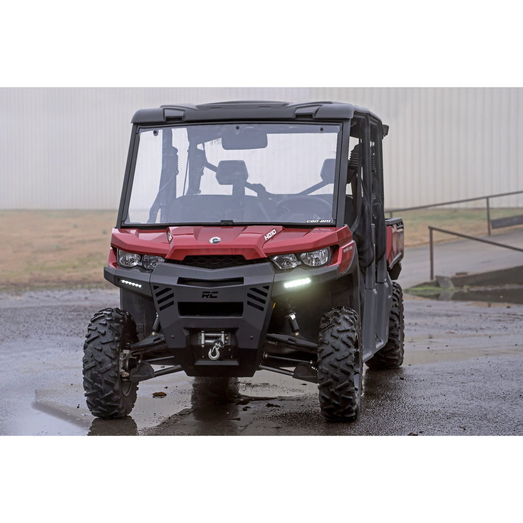 16-19-Can-Am-Defender-Front-Bumper-W-6-Inch-Led-Rough-Country