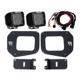 Rigid Industries 465673 2016-2020 Toyota Tacoma Fog Light Mount Kit, Includes D-Series SAE White