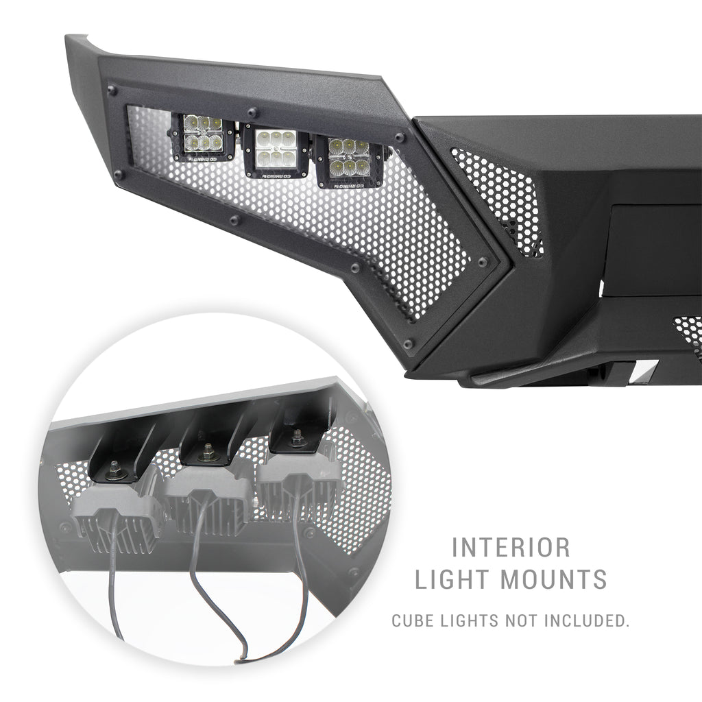 16-21-Tacoma-Element-Front-Bumper-W-Power-Actuated-Hide-Away-Light-Bar-Mount-Tex-Black