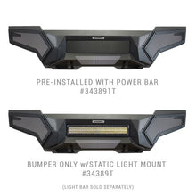Load image into Gallery viewer, 16-21-Tacoma-Element-Front-Bumper-W-Power-Actuated-Hide-Away-Light-Bar-Mount-Tex-Black