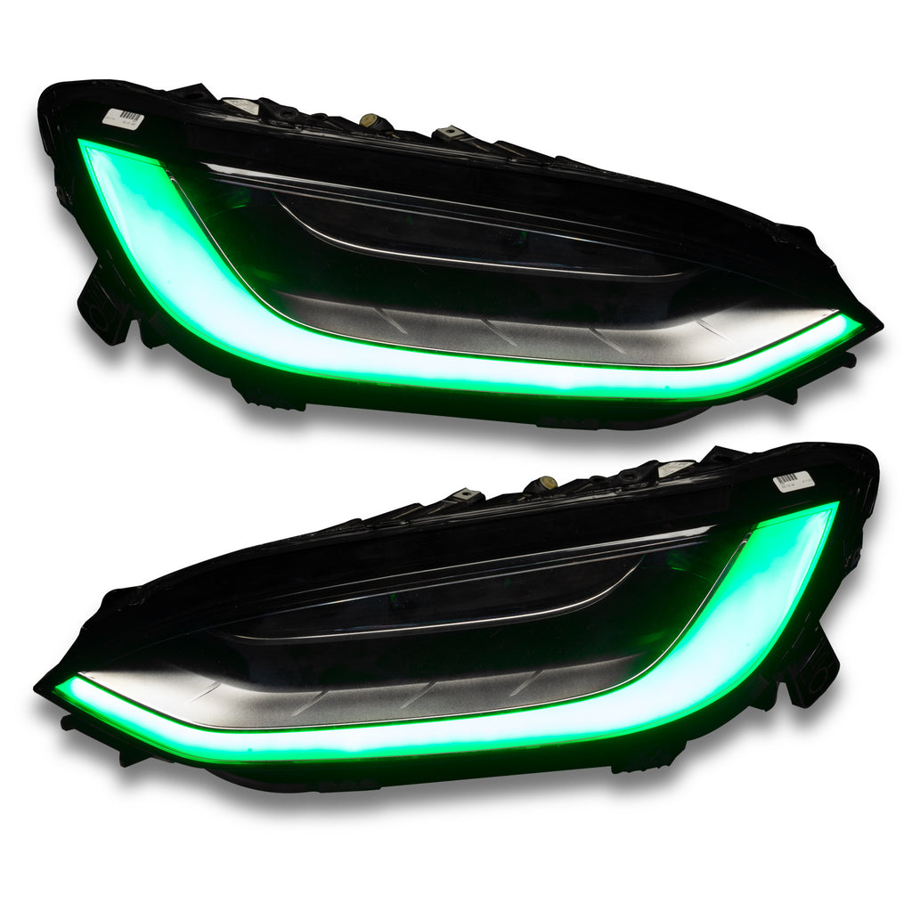 16-21-Tesla-Model-X-Dynamic-Colorshift-Headlight--Fog-Light-Drl-Upgrade-Kit