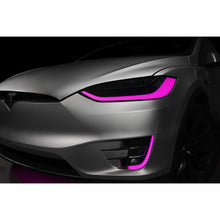 Load image into Gallery viewer, 16-21-Tesla-Model-X-Dynamic-Colorshift-Headlight--Fog-Light-Drl-Upgrade-Kit