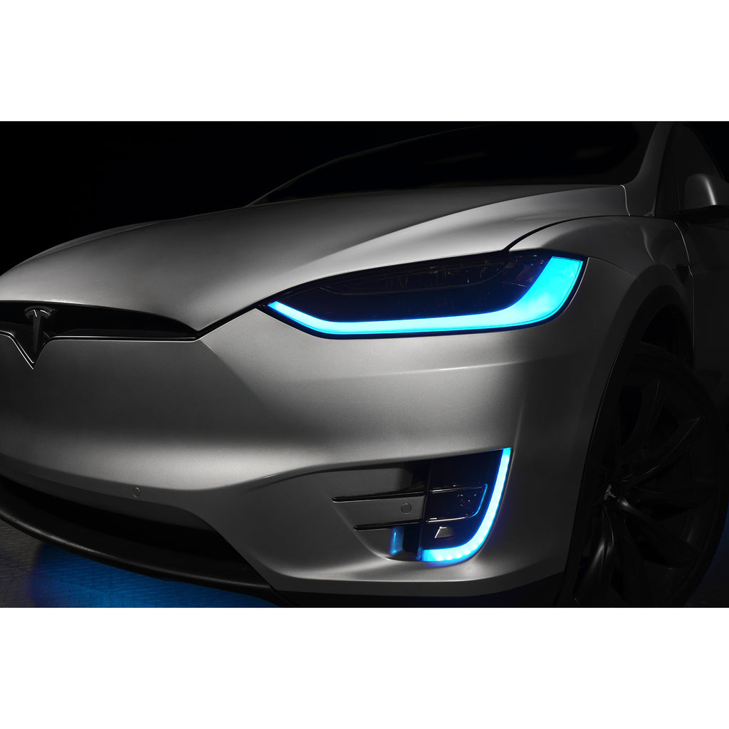 16-21-Tesla-Model-X-Dynamic-Colorshift-Headlight--Fog-Light-Drl-Upgrade-Kit