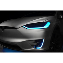 Load image into Gallery viewer, 16-21-Tesla-Model-X-Dynamic-Colorshift-Headlight--Fog-Light-Drl-Upgrade-Kit