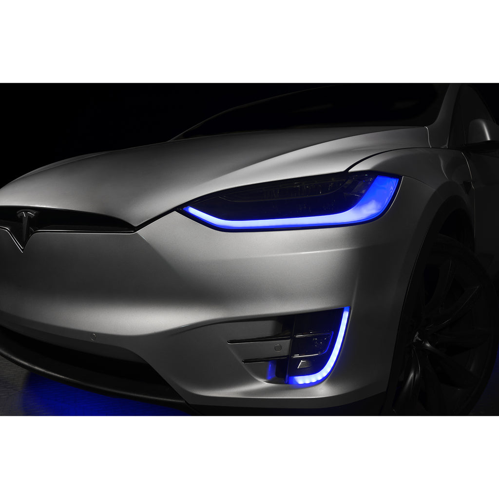 16-21-Tesla-Model-X-Dynamic-Colorshift-Headlight--Fog-Light-Drl-Upgrade-Kit