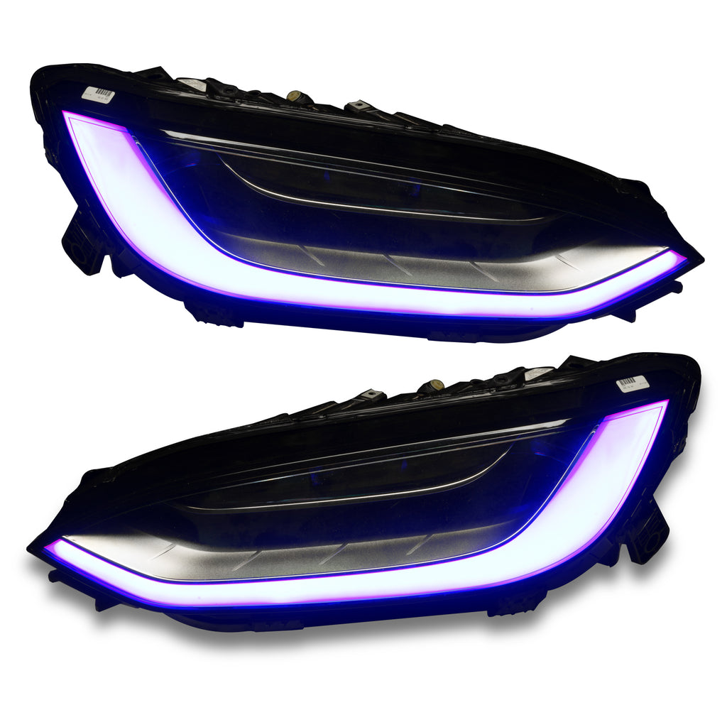 16-21-Tesla-Model-X-Dynamic-Colorshift-Headlight--Fog-Light-Drl-Upgrade-Kit