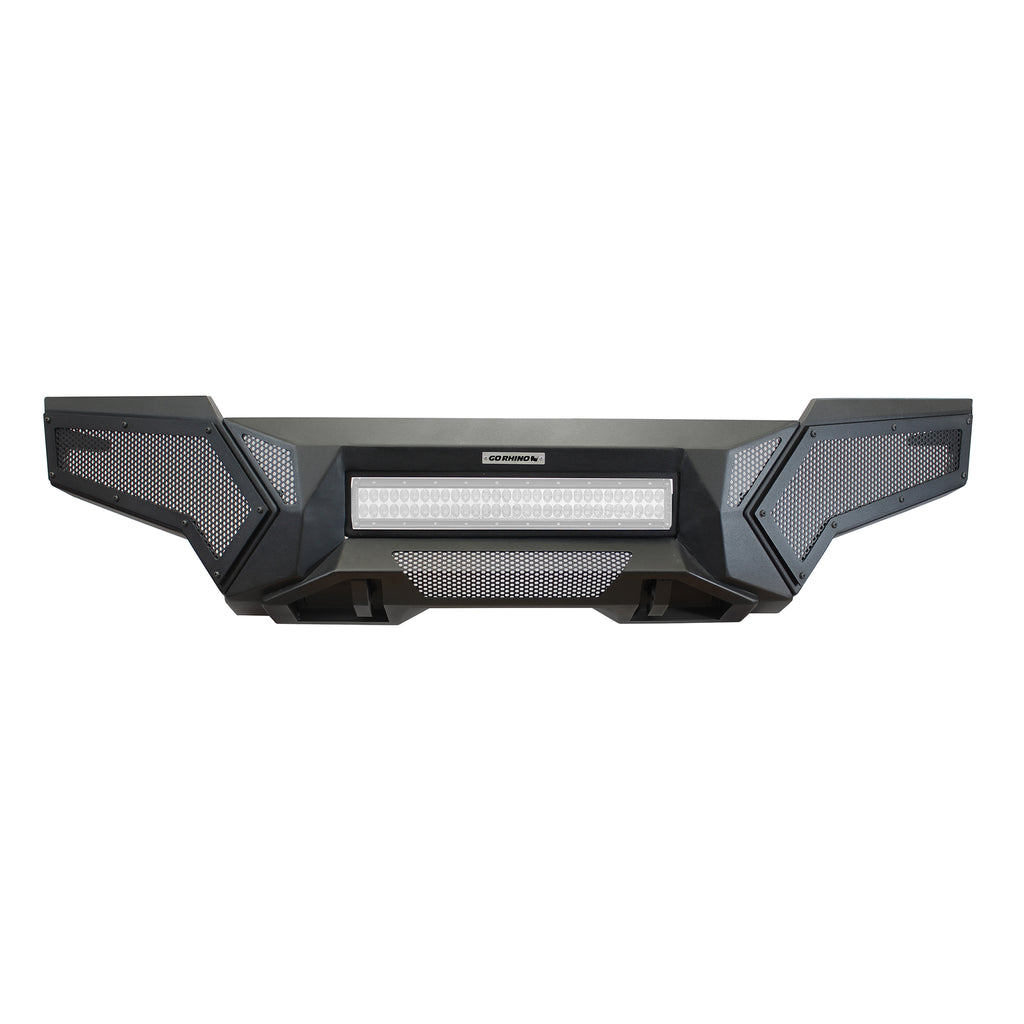 16-21-Toyota-Tacoma-Element-Front-Bumper-With-Fixed-Light-Bar-Mount-Textured-Black