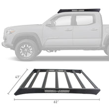 Load image into Gallery viewer, 16-23-Toyota-Tacoma-Dc-Ceros-Low-Profile-Roof-Rack---Tex.-Blk