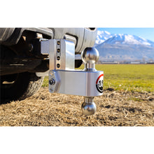 Load image into Gallery viewer, ~(16-Lbs.-14X9x4)~-180-Degree-Turnover-Ball-4-Inch-Drop-Hitch-W-2-Inch-Shank-Includes-Stainless-Steel-2-Inchx-2-516-Inch-Combo-Ball-(8K10K-Gtwr)-V5-Andj684-Certified.-Ws03-(Dual-Pin-Lock-Plate)-Included.