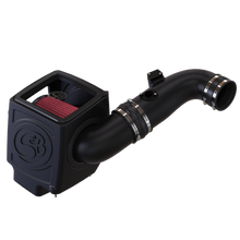 Load image into Gallery viewer, ~(16-Lbs.-24X15x14)~-Cold-Air-Intake-For-11-16-Chevrolet-Silverado-Gmc-Sierra-V8-6.6L-Lml-Duramax-Cotton-Cleanable-Red-S-B