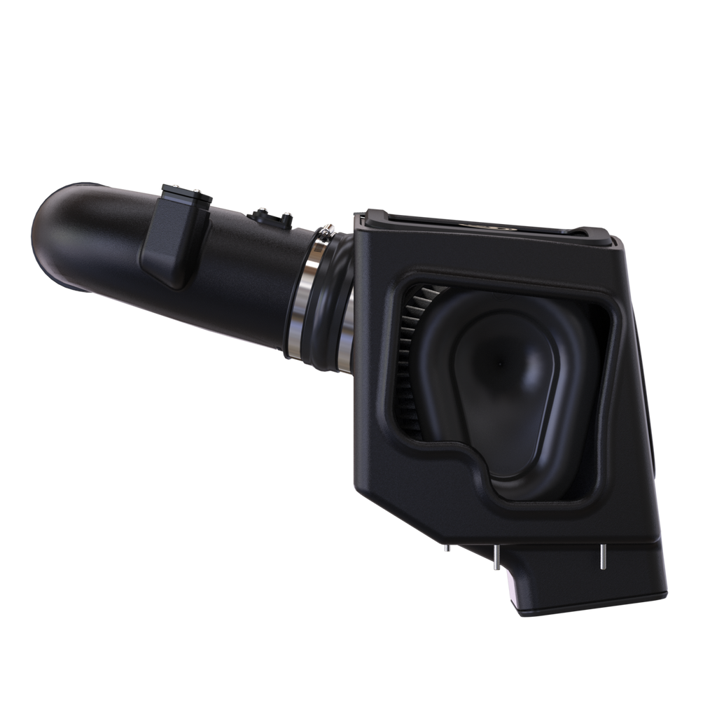 ~(16-Lbs.-24X15x14)~-Cold-Air-Intake-For-11-16-Chevrolet-Silverado-Gmc-Sierra-V8-6.6L-Lml-Duramax-Dry-Extendable-White-S-B