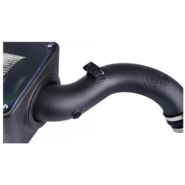 ~(16-Lbs.-25X16x15)~-Cold-Air-Intake-For-04-05-Chevrolet-Silverado-Gmc-Sierra-V8-6.6L-Lly-Duramax-Dry-Extendable-White-S-B