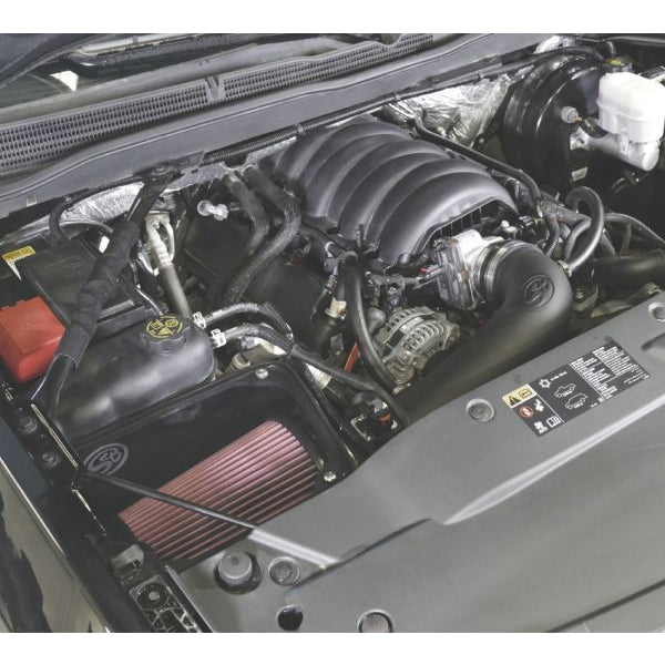 ~(16.2-Lbs.-24X15x14)~-Cold-Air-Intake-For-14-16-Silverado-Sierra-1500-5.3L-6.2L-15-16-Tahoe-Suburban-Yukon-(Xl)(Denali)-1500-5.3L-6.2L-Dry-Extendable-White-S-B