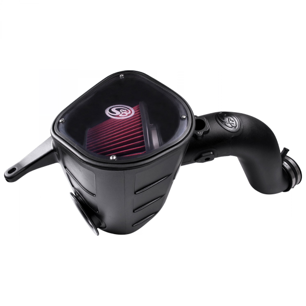 ~(16.6-Lbs.-24X15x14)~-Cold-Air-Intake-For-13-18-Dodge-Ram-2500-3500-L6-6.7L-Cummins-Cotton-Cleanable-Red-S-B