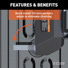 Load image into Gallery viewer, CURT 16017 Puck System 5th Wheel Legs, Select Ford F-250, F-350, F-450, 8' Bed, 25K