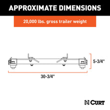 Load image into Gallery viewer, CURT 16023 Puck System 5th Wheel Roller Adapter, 20K, Select Silverado, Sierra, 6.5' Bed