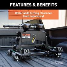 Load image into Gallery viewer, CURT 16023 Puck System 5th Wheel Roller Adapter, 20K, Select Silverado, Sierra, 6.5' Bed