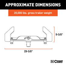 Load image into Gallery viewer, CURT 16026 Puck System 5th Wheel Legs, Select Nissan Titan XD, 8' Bed, 20K