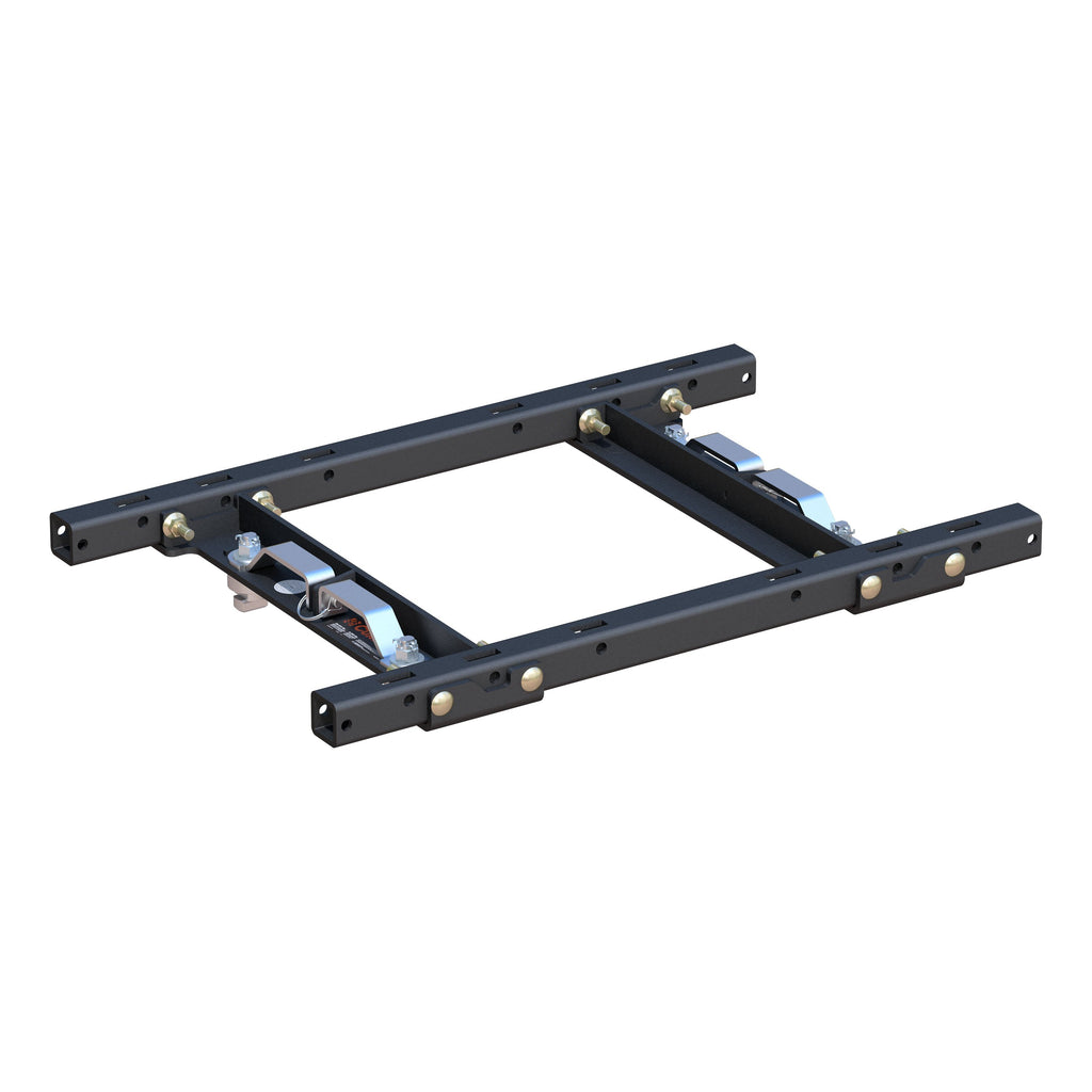 CURT 16027 Puck System 5th Wheel Adapter with Rails, Select Chevy, Ford, GMC, 25K