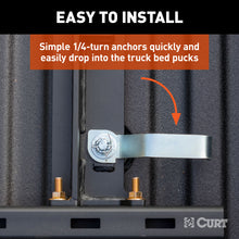 Load image into Gallery viewer, CURT 16027 Puck System 5th Wheel Adapter with Rails, Select Chevy, Ford, GMC, 25K