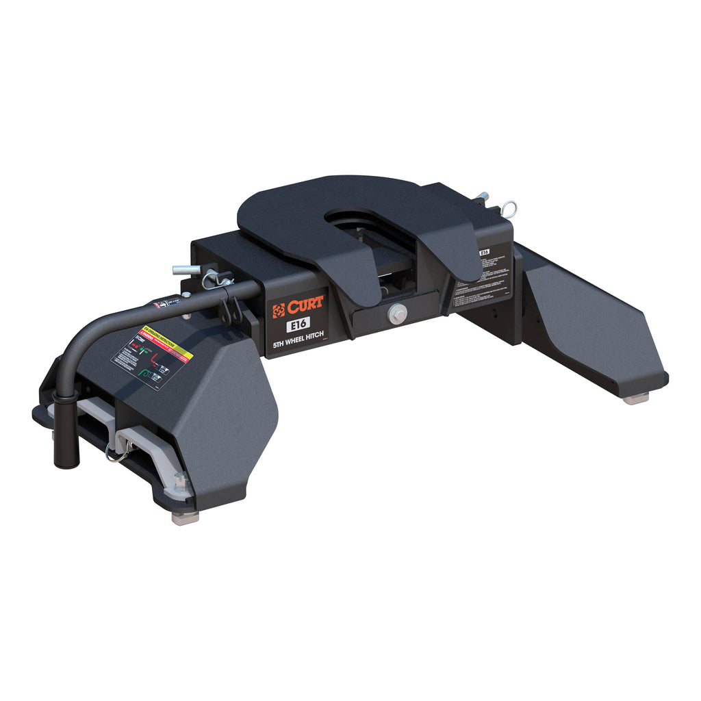 CURT 16031 E16 5th Wheel Hitch, Select Ford F-250, F-350, F-450, 8' Bed Puck System
