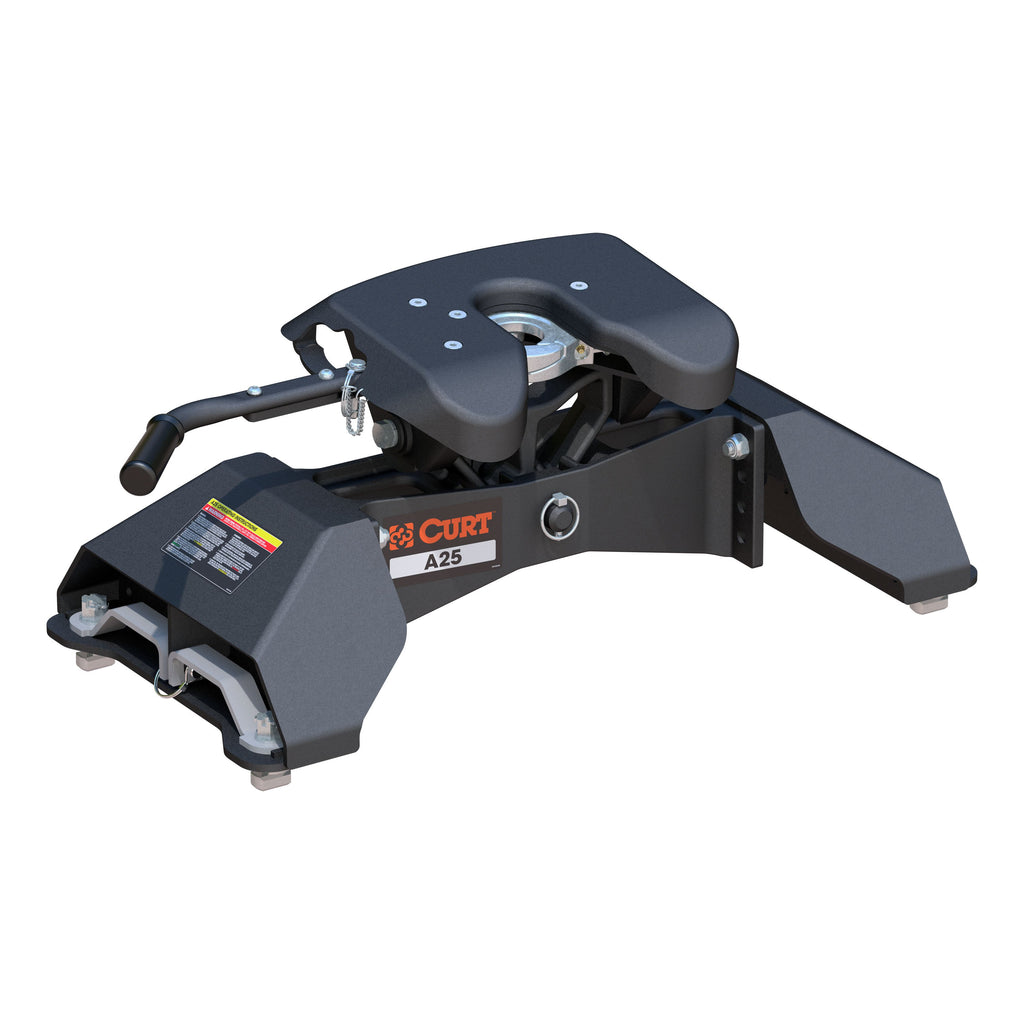 CURT 16036 A25 5th Wheel Hitch, Select Ford F-250, F-350, F-450, 8' Bed Puck System